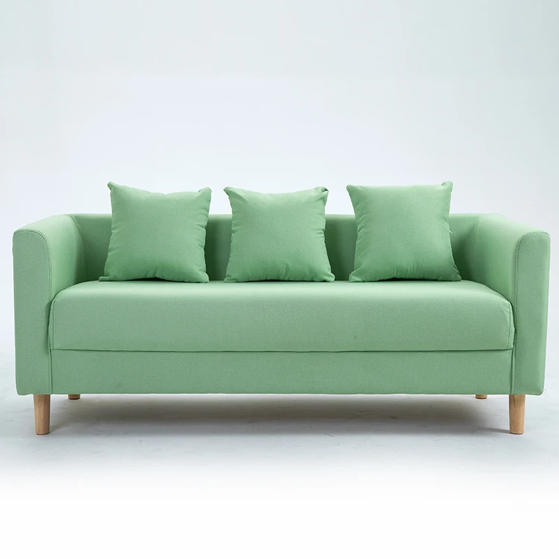 

TT Sofa Small Apartment Single Double Three Simple Modern Bedroom Living Room Apartment Fabric Simple Chair