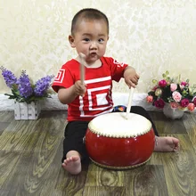 568910 дюймовые барабанные для детей детский сад боковой барабан Гонг теплые стук ударный инструмент