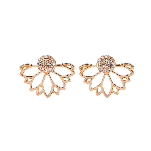 Sweet Hollow Round Imitation Peals Hanging Earrings For Women Trendy Temperament Earrings Wedding Jewelry Girl Gift