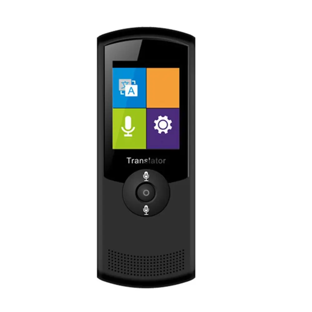 T5 Global Intelligent 42 языковый переводчик Bluetooth переводчик в режиме реального времени переводная машина путешествия встречи голосовые переводчики - Цвет: T5
