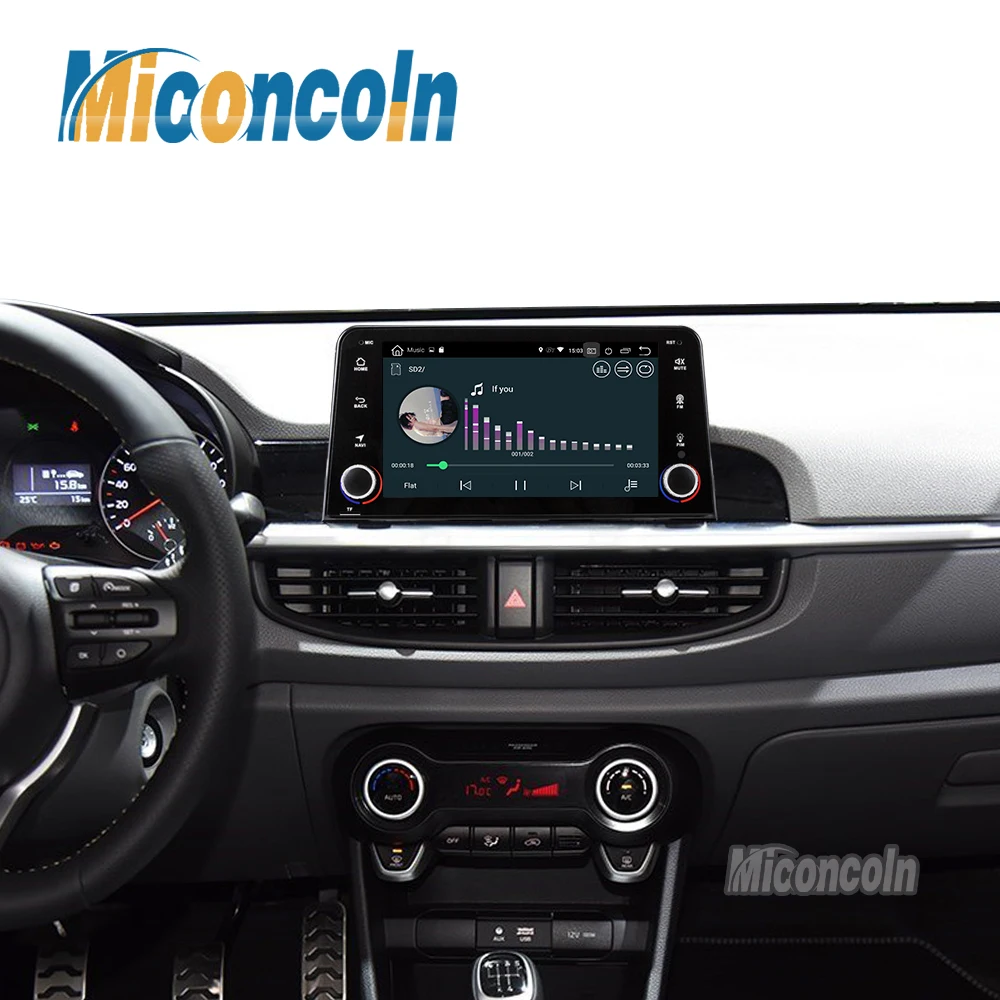 Android 9,0 2+ 32G автомобильный dvd для Kia Picanto gps навигация автомобильный мультимедийный автомобильный Радио