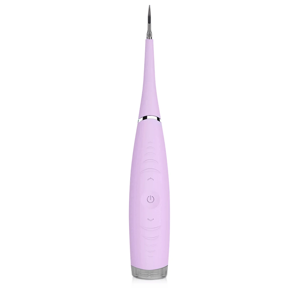 Портативный Электрический звуковой стоматологический скалер для удаления зубного камня от зубных пятен зубной камень инструмент стоматолога отбелить зубы гигиена здоровья белый - Цвет: Type 1 Scaler Pink