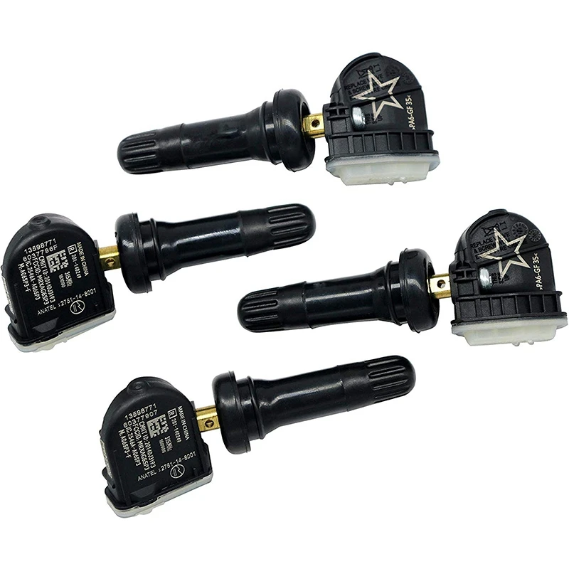13598771 датчик давления в шинах TPMS система контроля давления в шинах подходит для Buick GMC Chevrolet Cadillac набор из четырех(4