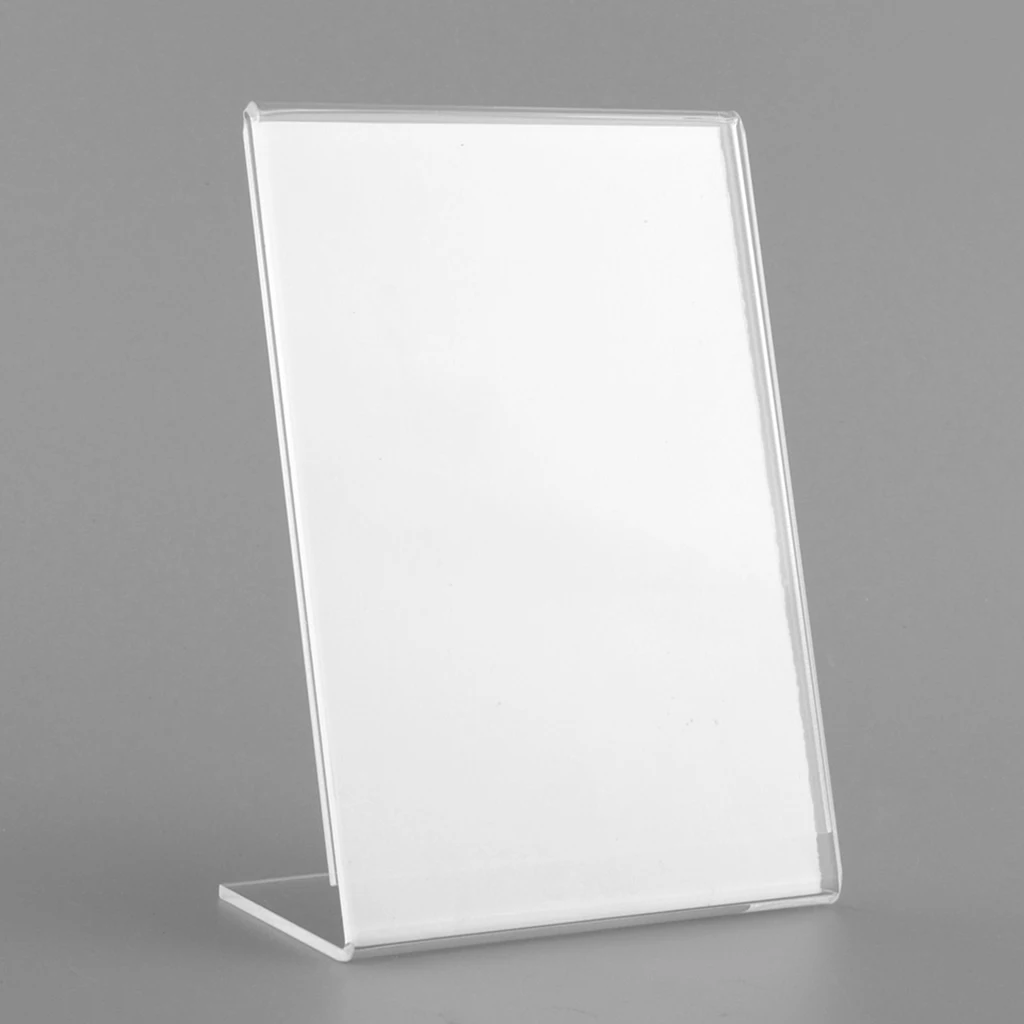 1x Acrylic Photo Frame Poster Picture Holder Standing Display Memories Gifts