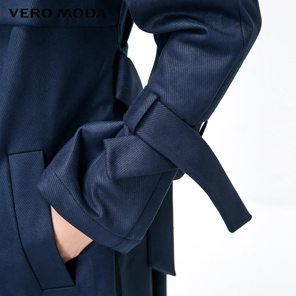 Vero Moda женский OL Стиль Минималистский средней длины саржа Тренч | 319109501