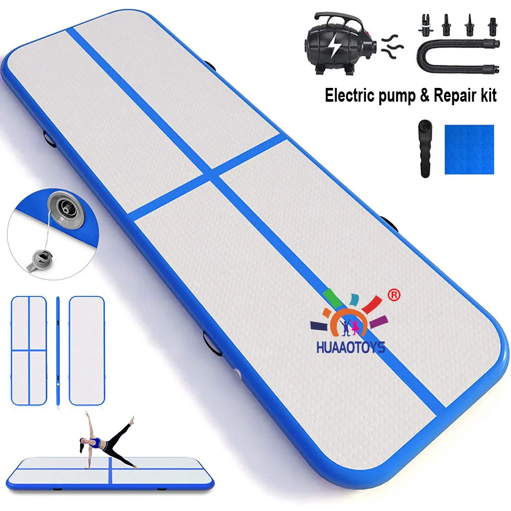 

Plato PVC Top Quality Inflatable Air Track 3m 4m 5m Air Tumble Track Olympics Gym Yoga Mat Air Gym Track Set Home Use with Pump