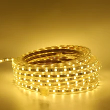 

220V LED Strip High Safety High Brightness Waterproof 60 leds with EU Plug LED Light Outdoor Waterproof LED Strip Light