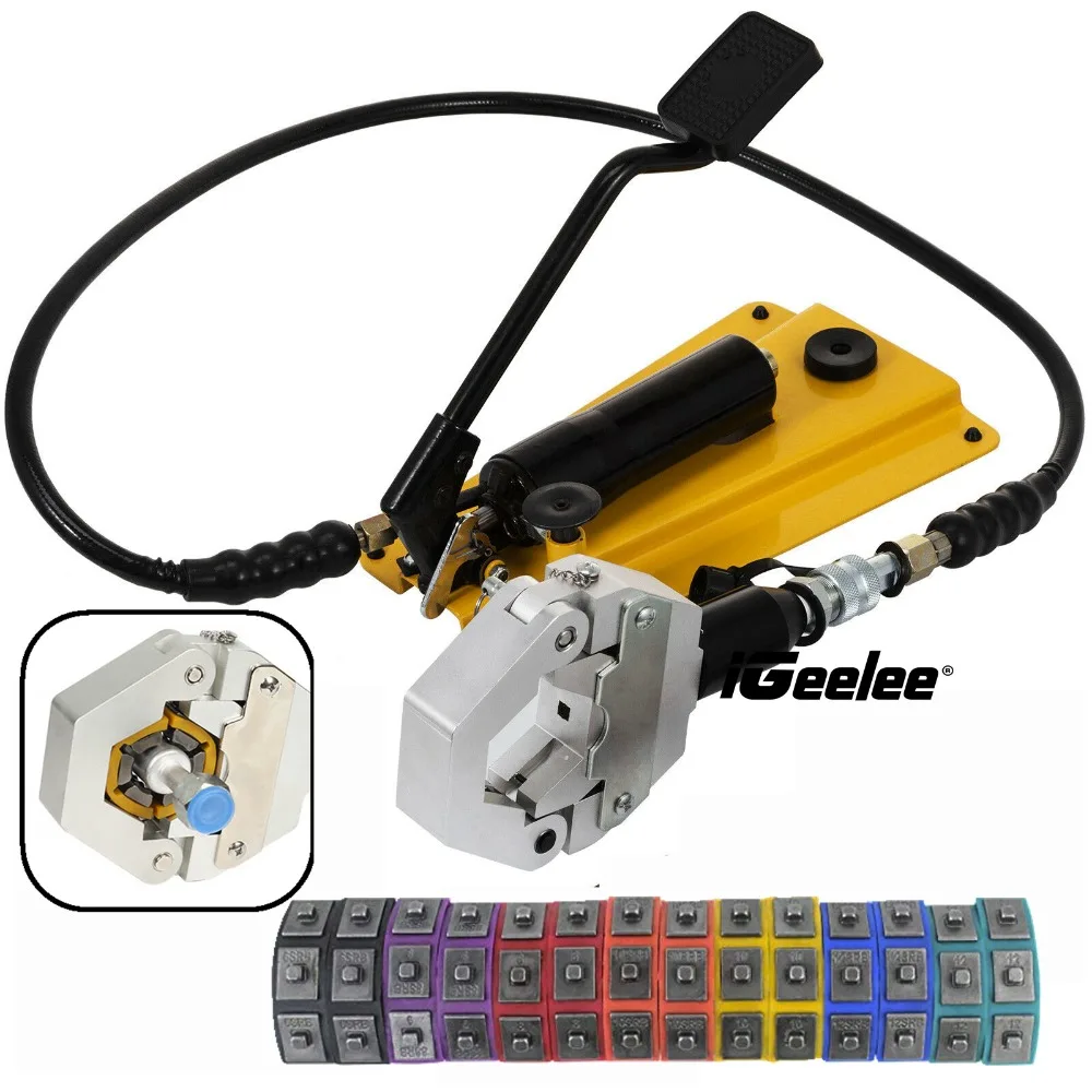 Separable-Hydraulic-Hose-Crimper-With-Pedal-Pump-6
