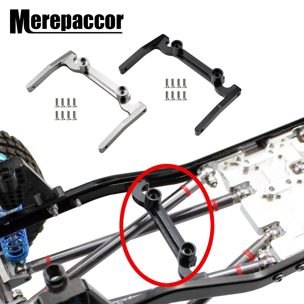 MEREPACCOR Алюминиевая Электронная коробка балки крепления для 1/10 Axial SCX10 RC Гусеничный
