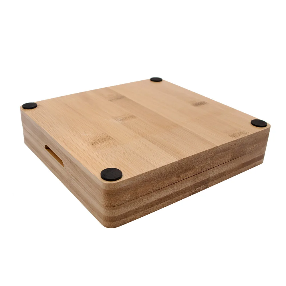 HORNET Bamboo Rolling лоток силиконовый контейнер для хранения банка для хранения+ 1 шт. из нержавеющей стали Dab инструмент+ 1 шт. силиконовый коврик Органайзер коробка