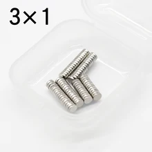 50/100/200/500/2000 Pcs 3x1 Round NdFeB Neodymium Magnet N35 Super Powerful Small imanes Permanent Magnetic Disc