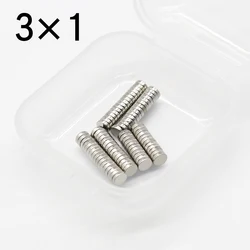 50/100/200/500/2000 Pcs 3x1 Round NdFeB Neodymium Magnet N35 Super Powerful Small imanes Permanent Magnetic Disc