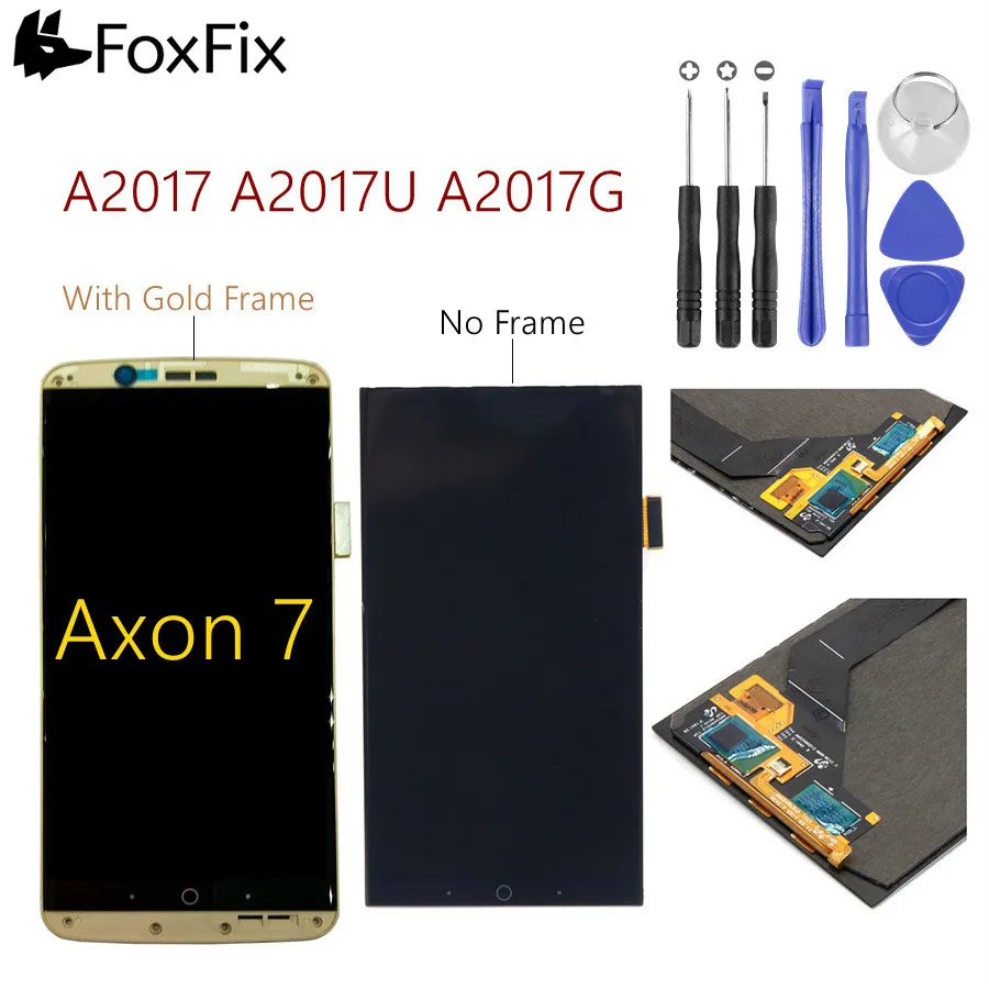 Дисплей для zte Axon 7 ЖК-дисплей с сенсорным экраном дигитайзер для zte A2017 lcd Axon7 A2017 A2017U A2017G сменный экран