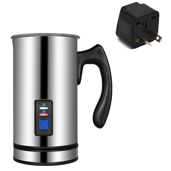 220 240V AU adapter Вспениватель молока Cafeteira Eletrica кофе вспениватель для эспрессо капучино из нержавеющей стали отпариватель молока 3 функции Detachabl - Цвет: 220 240V AU adapter