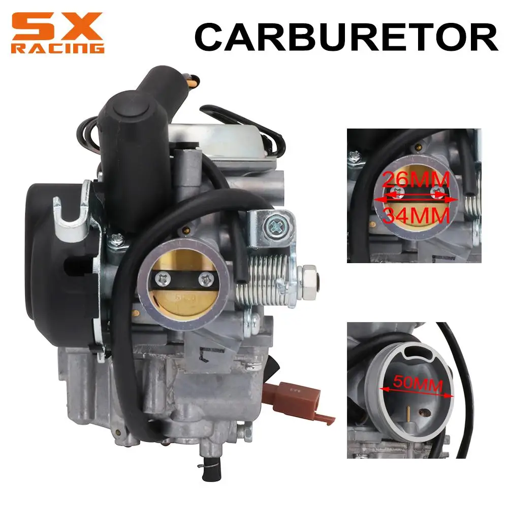 Мотоцикл 26 мм Карбюратор Carb Carburador для SUZUKI AN125 AN 125 Скутер ATV мотоцикл часть