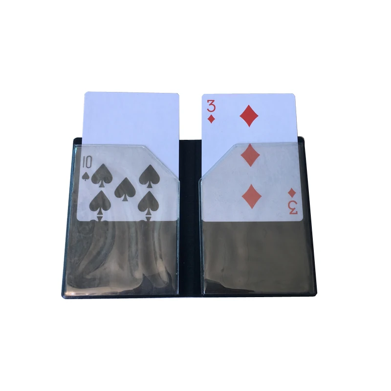 Optical Wallet Appearing Card Magic Tricks Shift Spade 10 Easy To Do Close Up Magie Gimmick Mentalism Magic Illusion