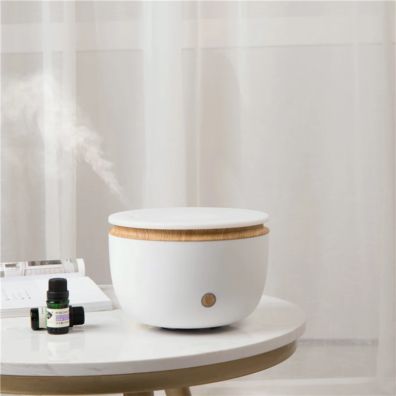 GX.Diffuser Timer LED Lamp Aromatherapy Diffuser Ultrasonic Aroma Diffuser Humidifier Electric Mist Maker Essential Oil Diffuser