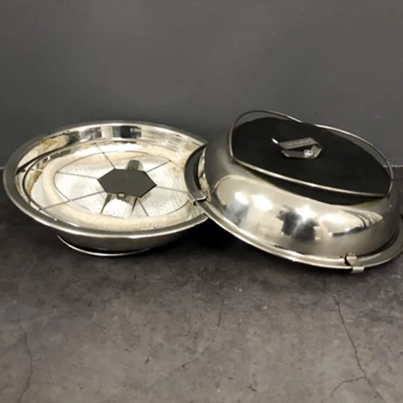 Pocket Size Fire Bowl (Twin Set) Trucchi Magici Mago Close Up Stage Illusions Mentalism Gimmicks Puntelli Fire Pan Apparl Magia