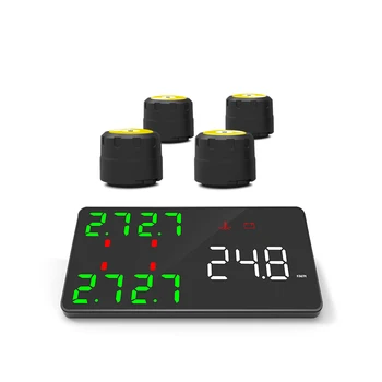 

V612 HUD Bluetooth Tire Pressure Monitor TPMS Head-up Display+4*External Sensors Brand New And High Quality