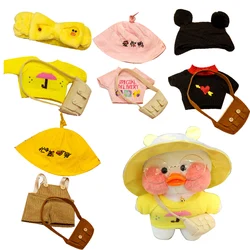 Kawaii roupas acessórios para lalafanfan pato amarelo alpaca porco coelho pelúcia animal boneca roupas faixa de cabelo para crianças meninas presente