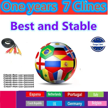 

Best Stable Cccam Europe slovakia 7 Clines for Spain Portugal Poland Italy UK DVB S2 V9 Super V8 Nova Satellite TV Receiver
