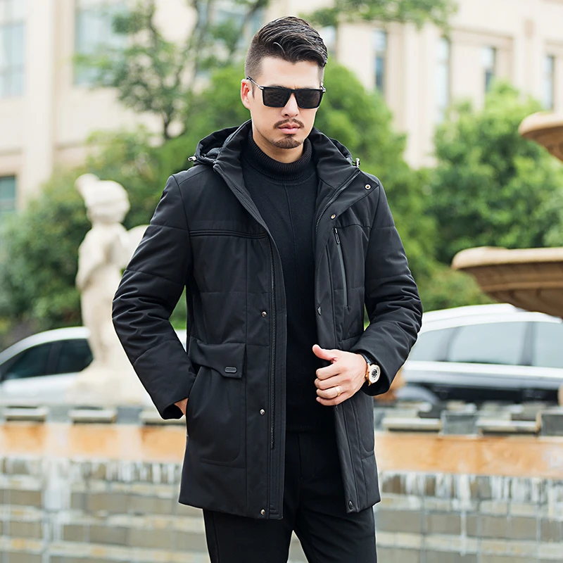 Новинка зимняя длинная пуховая куртка больших размеров 10XL 8XL 6XL 5XL Мужская