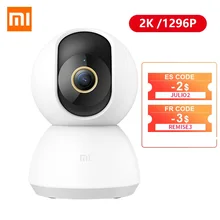 Xiaomi mi mijia câmera ip de casa inteligente 360 ° 2k 1296p vídeo cctv wifi webcam visão noturna câmera de segurança sem fio monitor de bebê