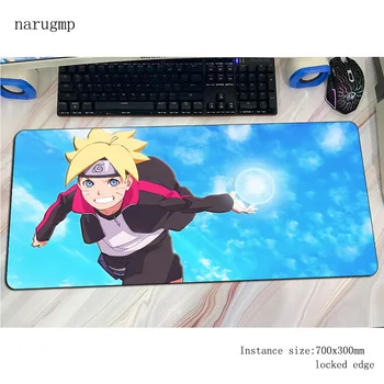 

BORUTO mouse pad gamer Beautiful mousepad 70x30cm rubber desk mat Birthday gaming accessories pc keyboard mats oversized