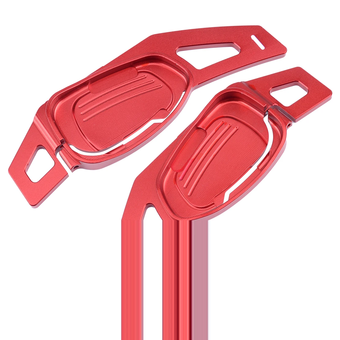 Aluminum Alloy 2pcs Car Red Steering Wheel Shift Paddle Shifter Extension Fit for Audi A5 S3 S5 SQ5 RS3 RS6 RS7 | Автомобили и
