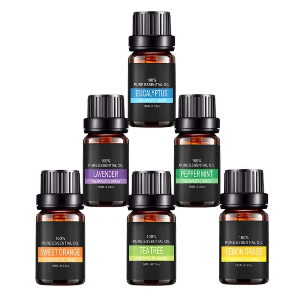 6 pcs body shaping essential oil set fat burning firming