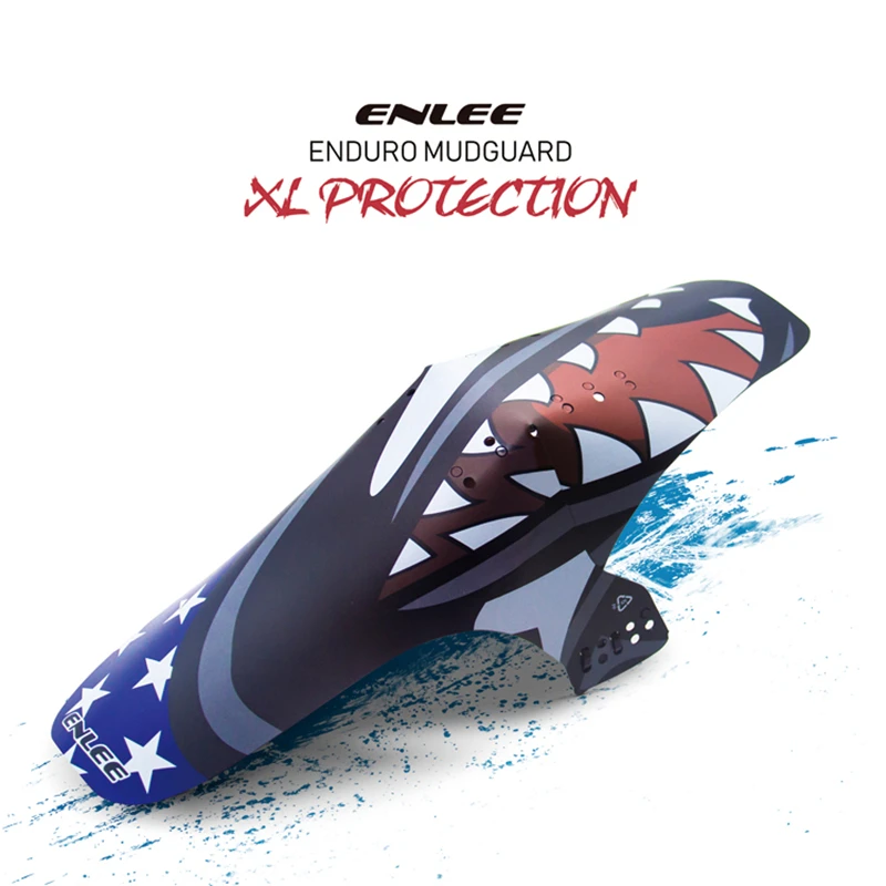 

ENLEE MTB Bicycle front Mudguard Enduro Cycling collapsible Fenders Bicycle Accessories