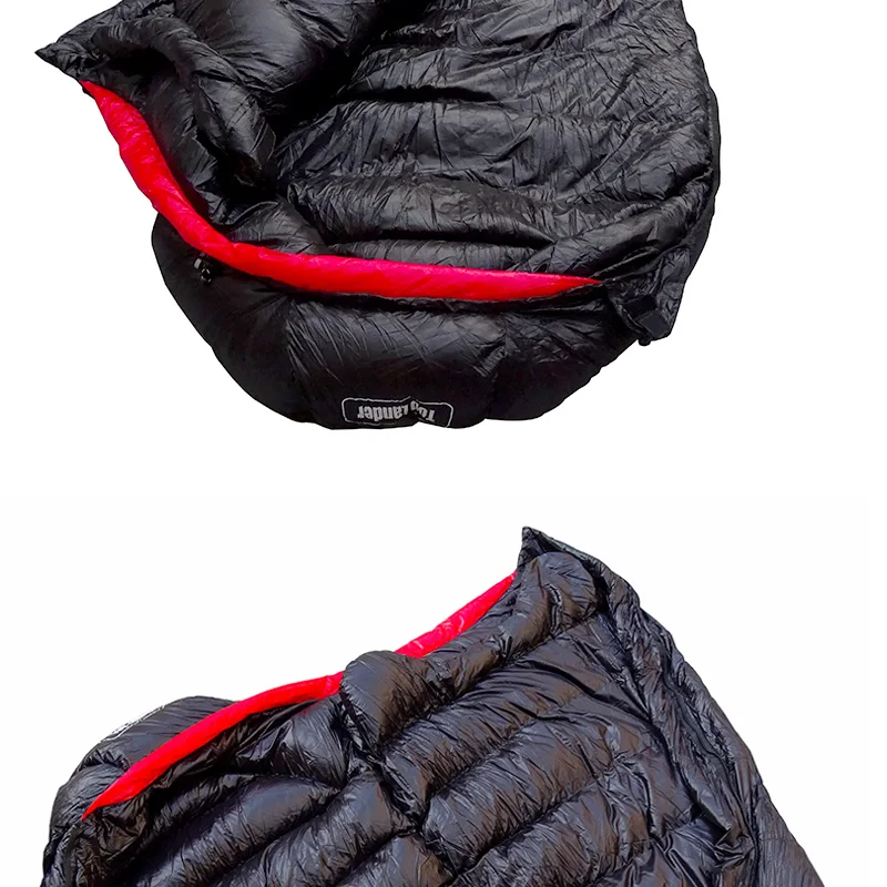 Спальный мешок на гусином пуху для холодной зимы, Сжимаемый сверхлегкий водонепроницаемый спальный мешок для мам, для кемпинга, походов, альпинизма