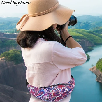 

Cartoon Print Waist Pack Women Men Waterproof Phone Pouch Multi-function Fanny Pack Chest Packs Street Casual Shoulder Belt Bags