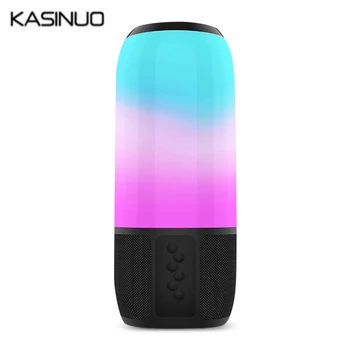 

Kasinuo K50 TWS Bluetooth 5.0 Wireless Speaker Smart RGB Light IPX6 Waterproof Hi-Fi Sound 8h Duration Time Portable Speaker