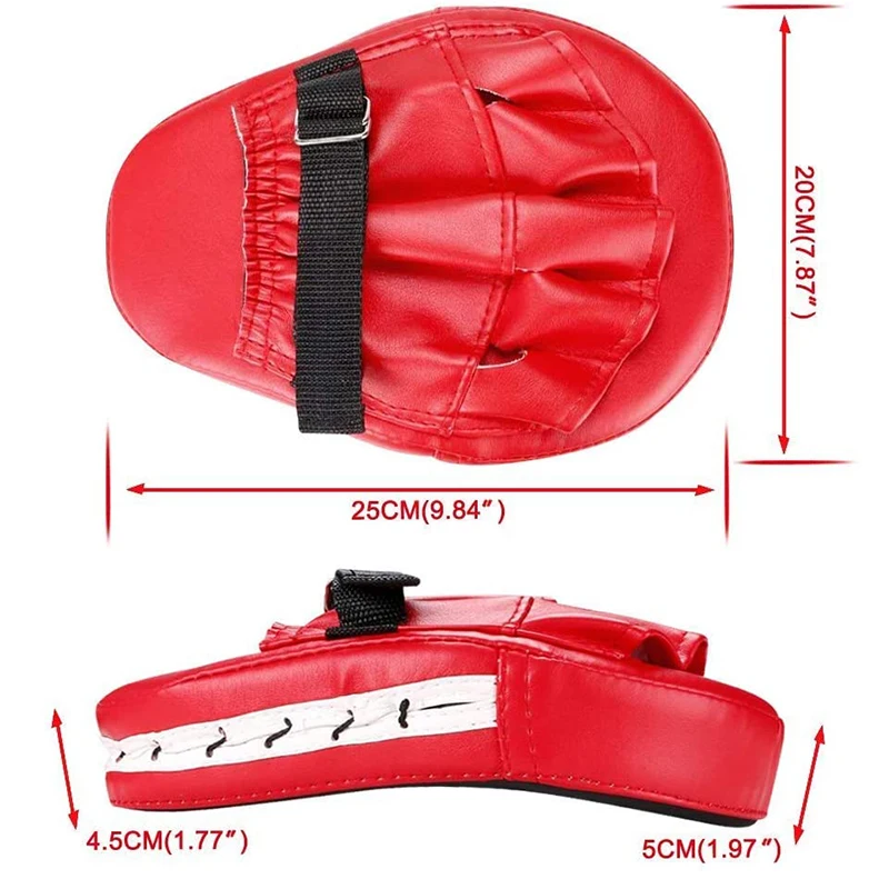 Kick Boxing Gloves Pad Punch Target Bag Men MMA PU Karate Muay Thai Free  Fight Sanda Training Adults Kids Equipment Foot Target Pad