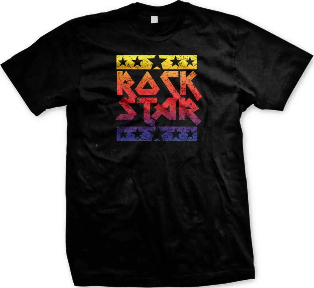 Rock Star Famous Concert Vintage Music Festival FREE SHIPPING New Mens T-shirt | Мужская одежда