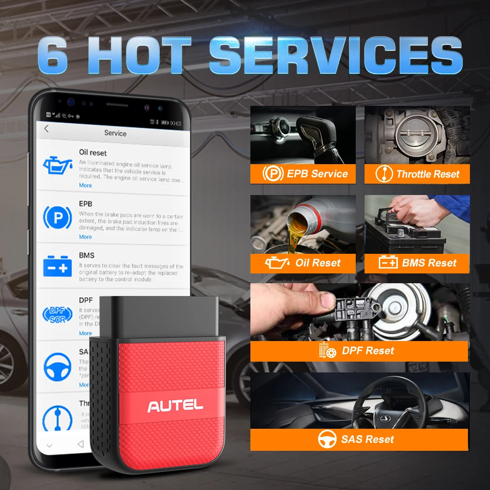 Autel AP200M bluetooth obd2 сканер диагностический автоматический считыватель кодов полная