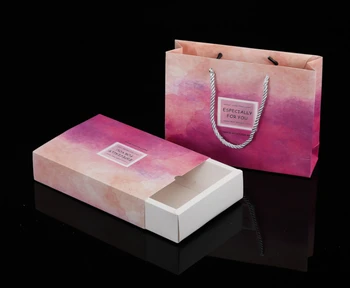 

Custom Made Sliding Packaging Box With Pull-Out Drawer For Cosmetic Gift Set,recycled box eco friendly ---DH11573