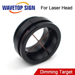 WaveTopSign Laser Path Calibrating Device Light Regulator Alignment Kit Dimming Target For Laser Head CO2 Laser Cutting Machine