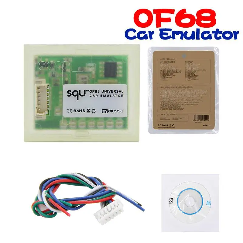 

SQU OF68 Universal Car Emulator SQU OF68 Car Emulator Signal Reset Immo Programs Place ESL Diagnostic Seat Occupancy Sensor Tool