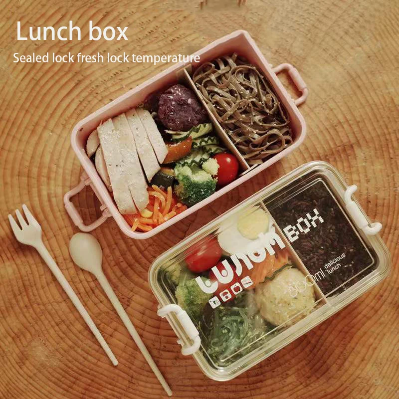 1450ML lunch box high food container eco friendly bento box lunch japanese food  box lunchbox meal prep containers wheat straw - AliExpress