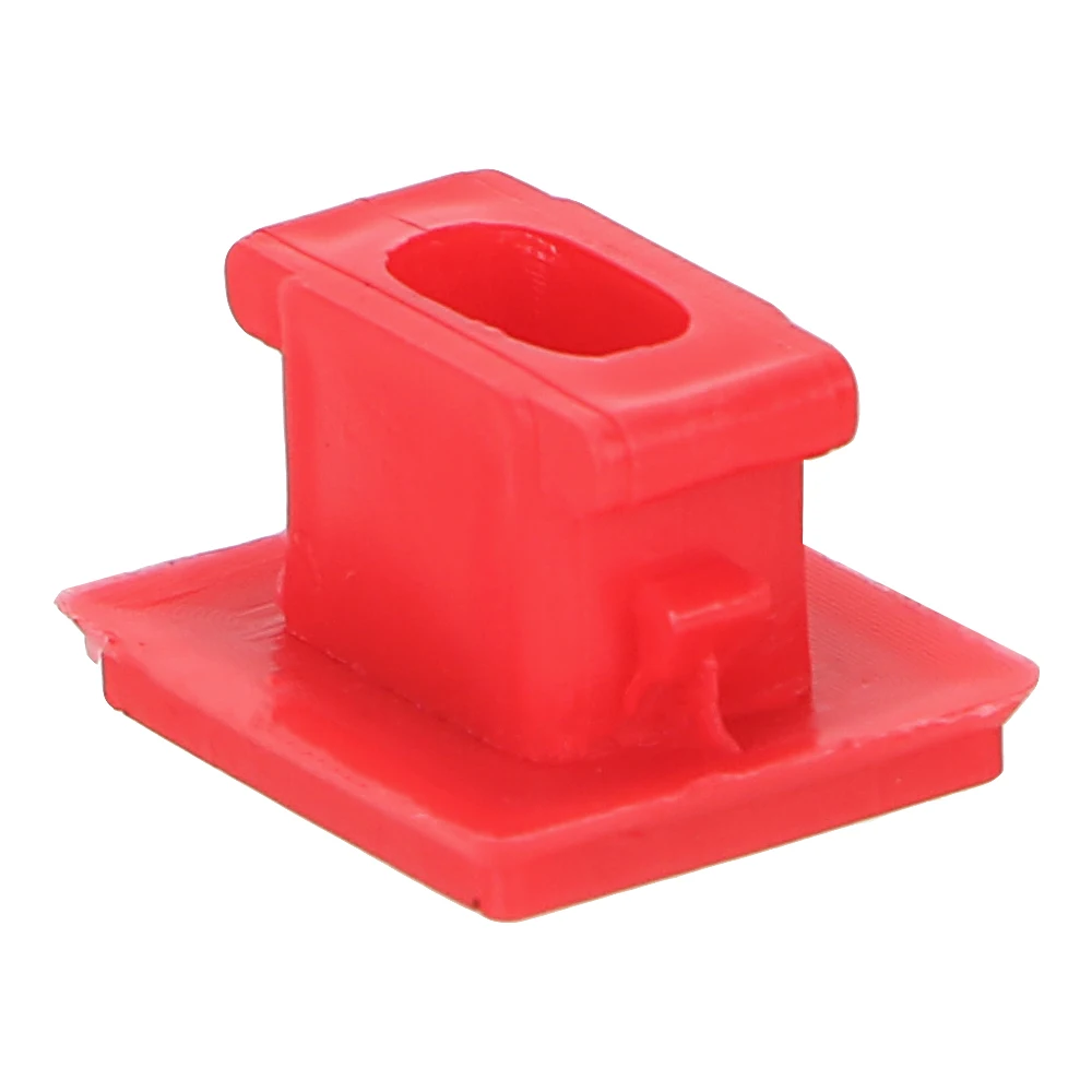 Juego de Clips de sujeción de coche, ojales de inserción rojos, hebillas de fijación de Panel para BMW E46/E65/E66/E83N, Clips de tira embellecedora