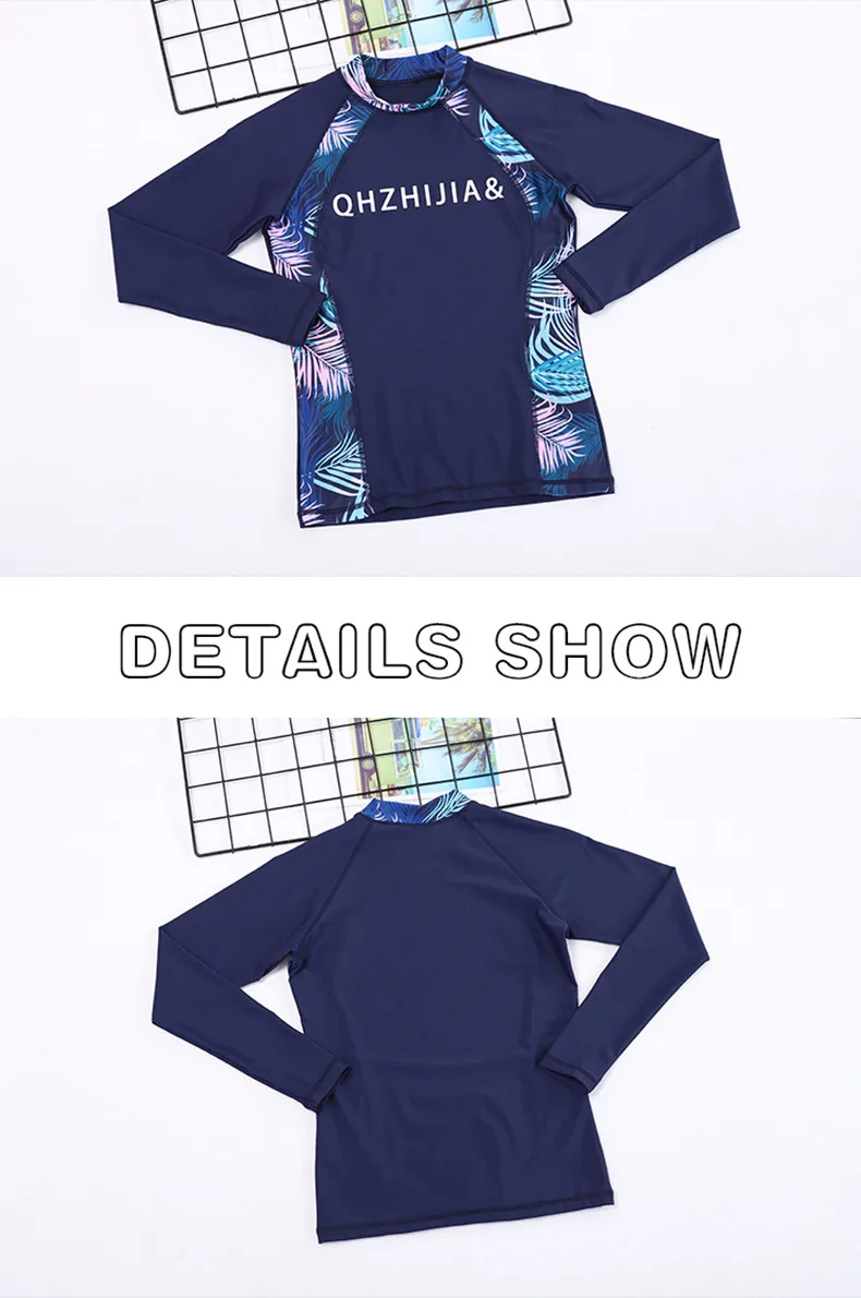 Купальники для серфинга для женщин Рашгард размера плюс Badpak Rash Guard девушки серфинга одежда для плавания с длинным рукавом Купальники для женщин