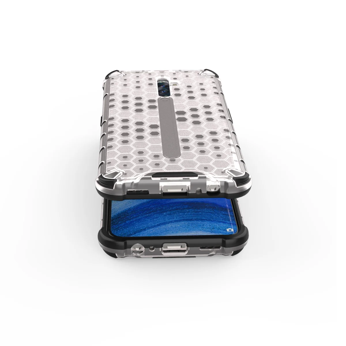 Роскошный противоударный прочный армированный чехол для телефона OPPO Realme 5 Pro Q F11 Pro F9 OPPO RENO 2 2Z ACE Гибридный PC+ TPU Защитный чехол