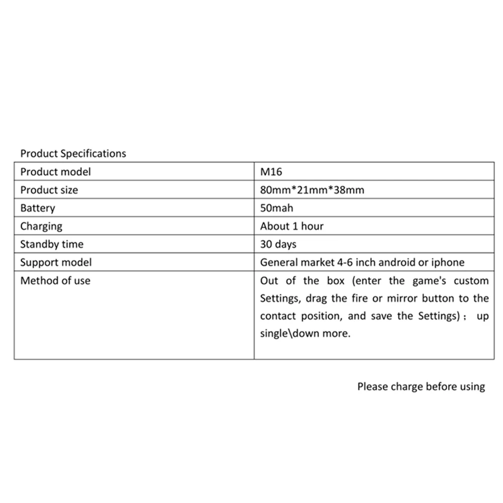  Capacitive PUBG Mobile Controller Gamepad for Android iOS Repeating Joystick Automatic Repeating Mi