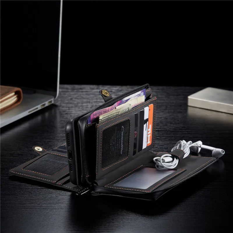 Purse Leather Case for iPhone 11 Pro XS Max XR X SE 2020 8 7 Wallet Card Cover For Samsung S20 Ultra Note 10 Plus A51 A71 Coque Purse Leather Case for iPhone 11 Pro XS Max XR X SE 2020 8 7 Wallet Card Cover For Samsung S20 Ultra Note 10 Plus A51 A71 Coque