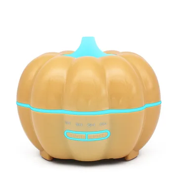 

350ml small pumpkin humidifier khaki essential oil diffuser aroma diffuser LED night light for office and home yoga SPA