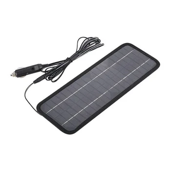 

Solar Panel 12V 5W Battery Charger System Portable Maintainer Marine Boat Car M8617