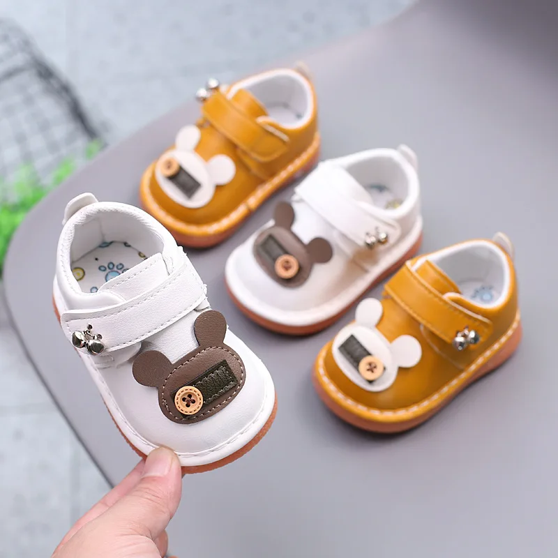 Newborn Baby Shoes Classic Stripe Leather Boy Girl Shoes Multicolor Toddler Rubber Sole Anti-slip First Walkers Infant Moccasins baby shoes,soft sole shoes