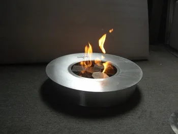 

hot sale bio fuel fire modern round ventless fireplace